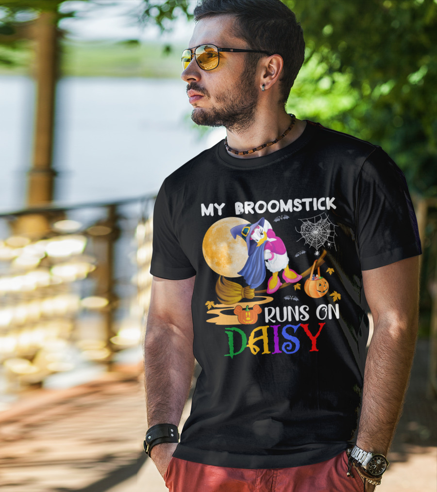 My Broomstick Runs On Daisy T-Shirt
