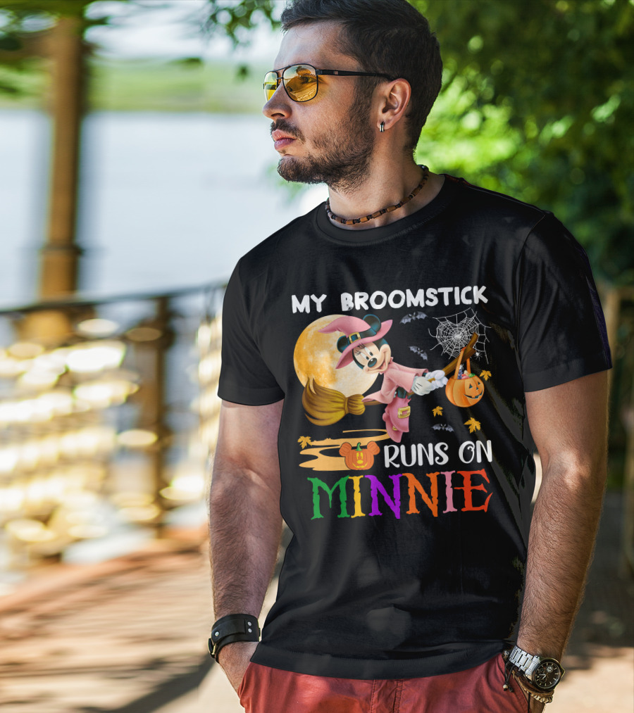 My Broomstick Runs On Minnie T-Shirt