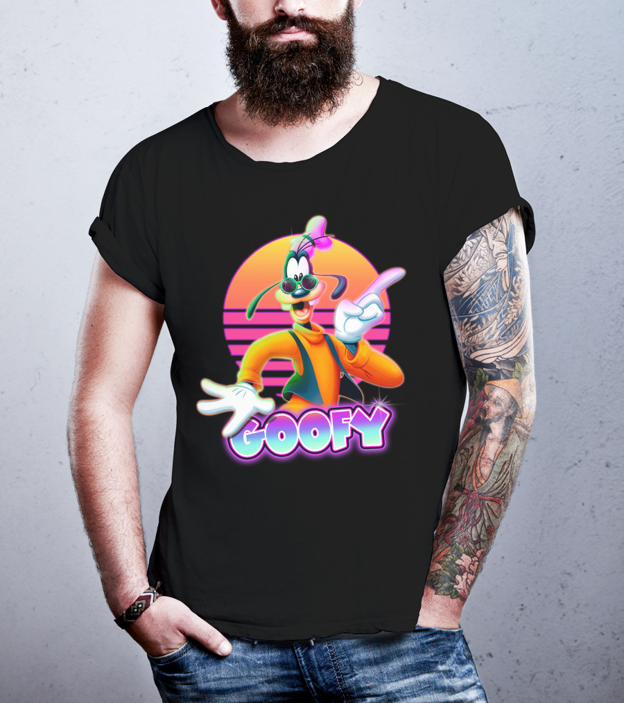 Goofy Retro 80S Sunset Aesthetic T-Shirt