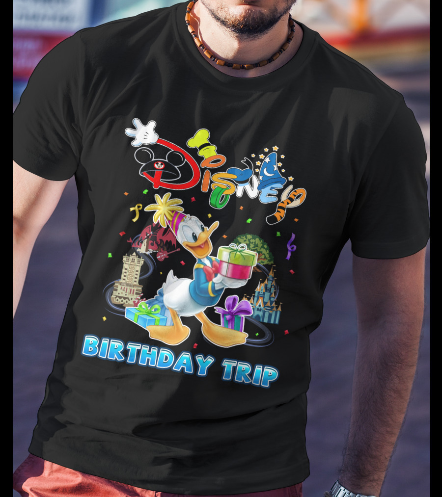 Disney Donald Birthday Trip T-Shirt