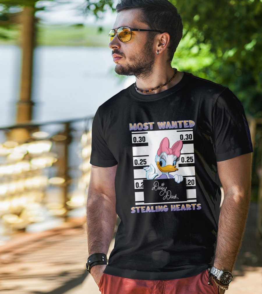 Most Wanted Daisy Duck Stealing Hearts T-Shirt