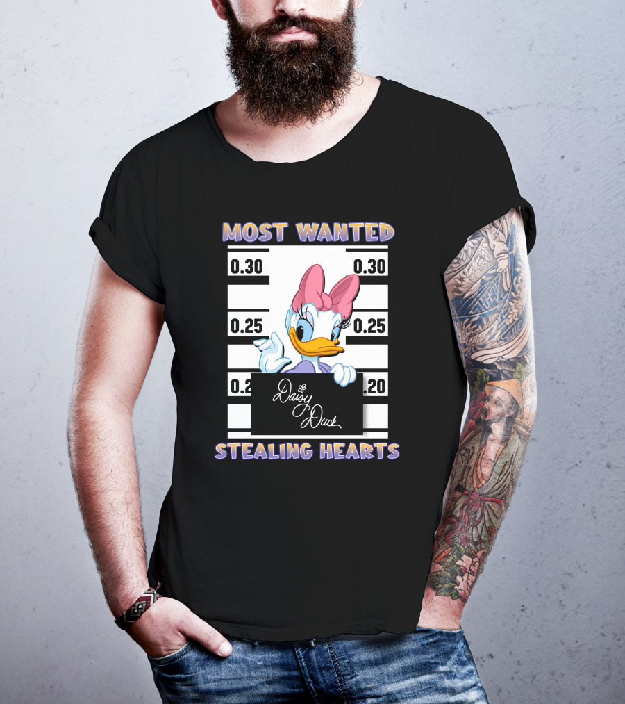 Most Wanted Daisy Duck Stealing Hearts T-Shirt