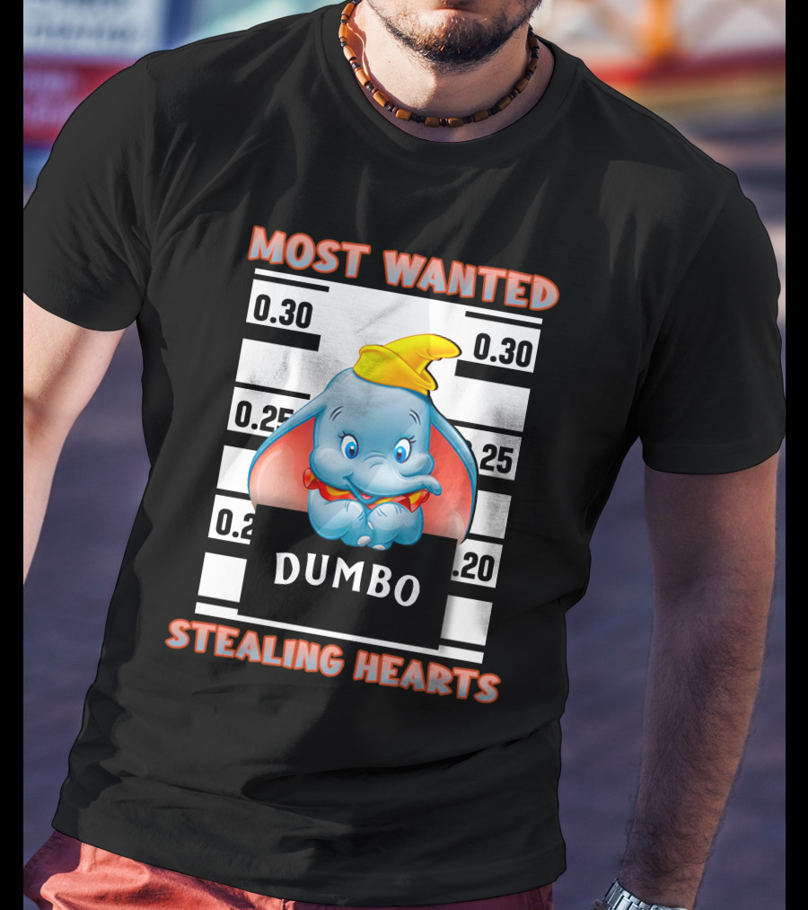 Most Wanted Dumbo Stealing Hearts T-Shirt
