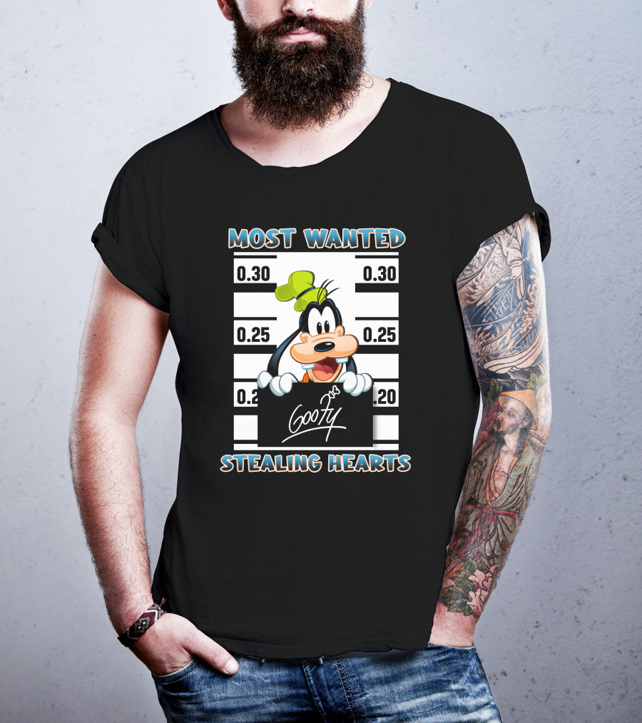 Most Wanted Goofy Stealing Hearts T-Shirt