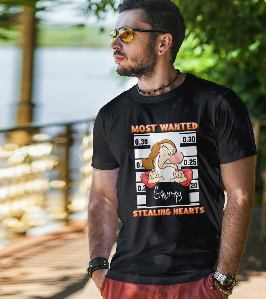 Most Wanted Grumpy Stealing Hearts T-Shirt