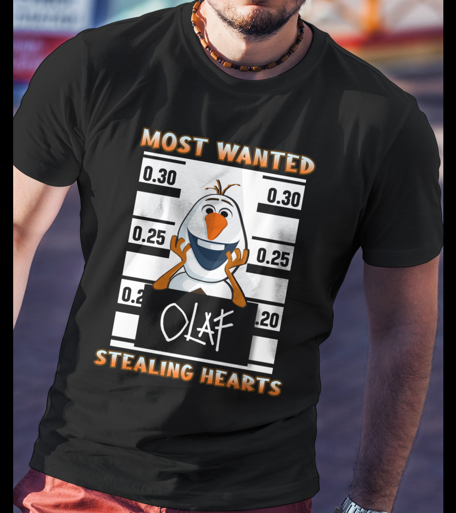 Most Wanted Olaf Stealing Hearts T-Shirt