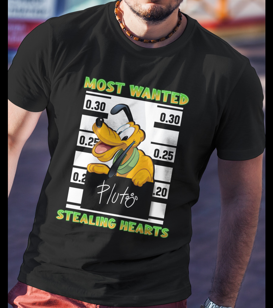 Most Wanted Stealing Hearts Pluto T-Shirt