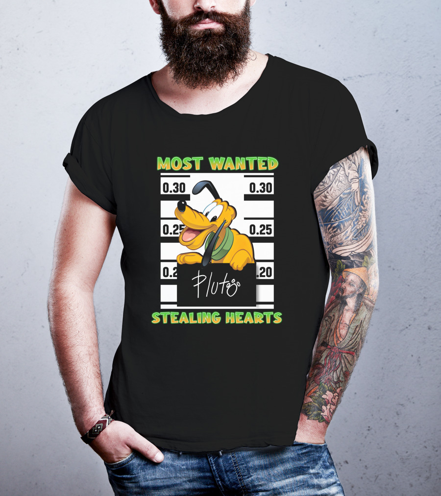 Most Wanted Stealing Hearts Pluto T-Shirt