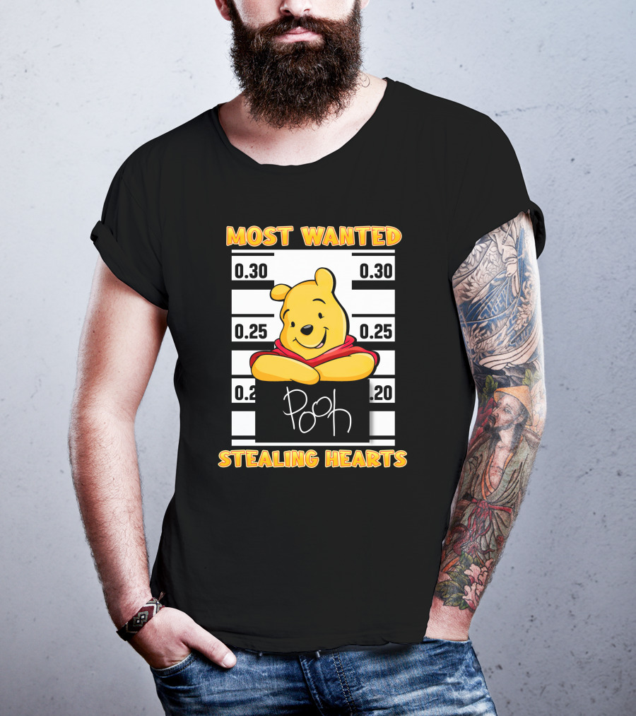 Most Wanted Pooh Stealing Hearts T-Shirt