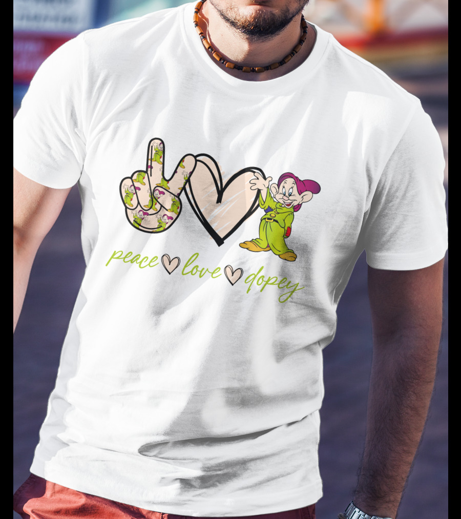 Peace Love Dopey T-Shirt