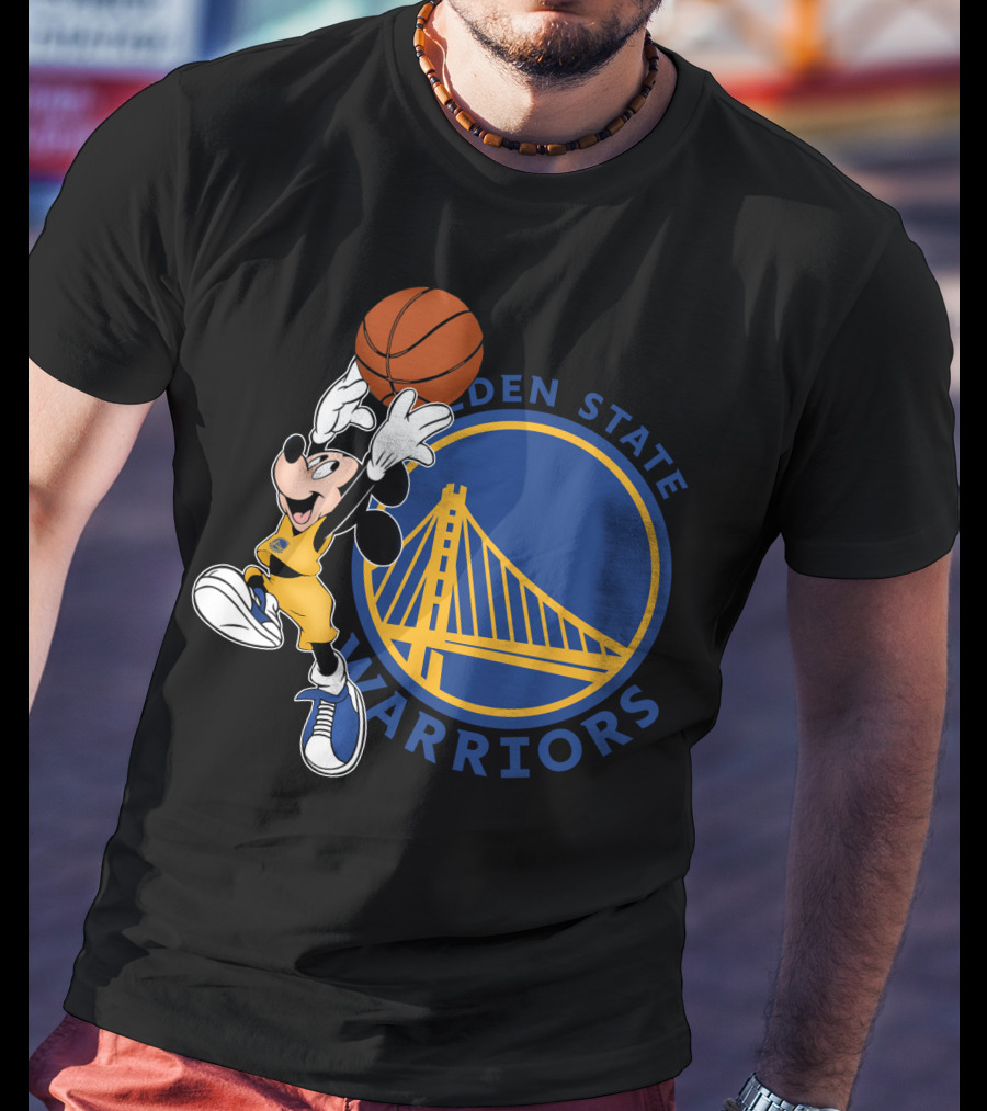 Mickey Golden State Warriors Basketball T-Shirt