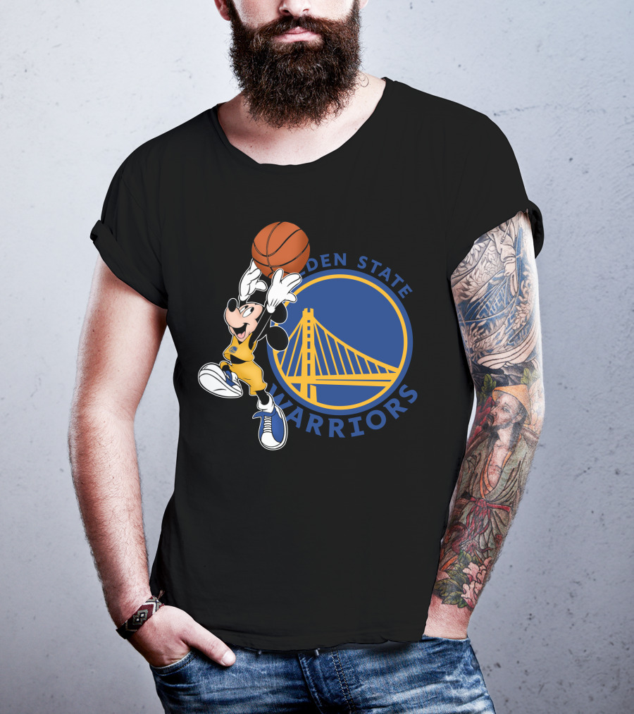 Mickey Golden State Warriors Basketball T-Shirt