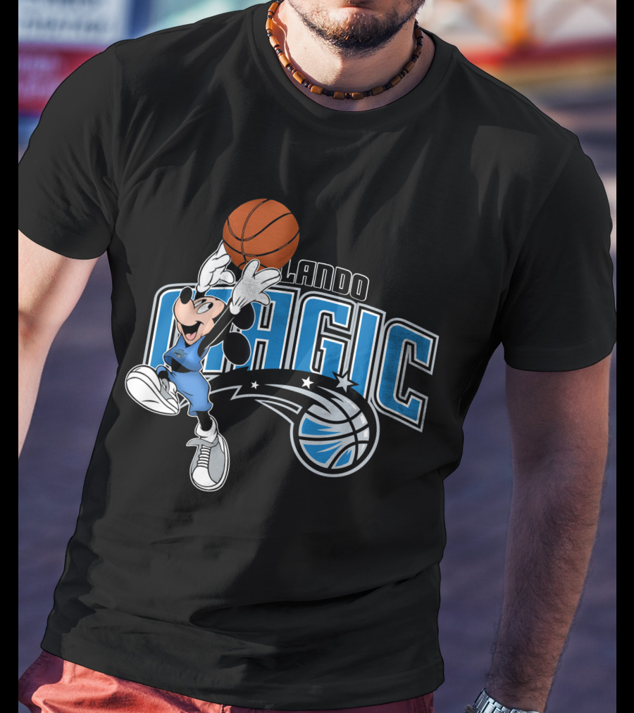 Mickey Orlando Magic Basketball T-Shirt
