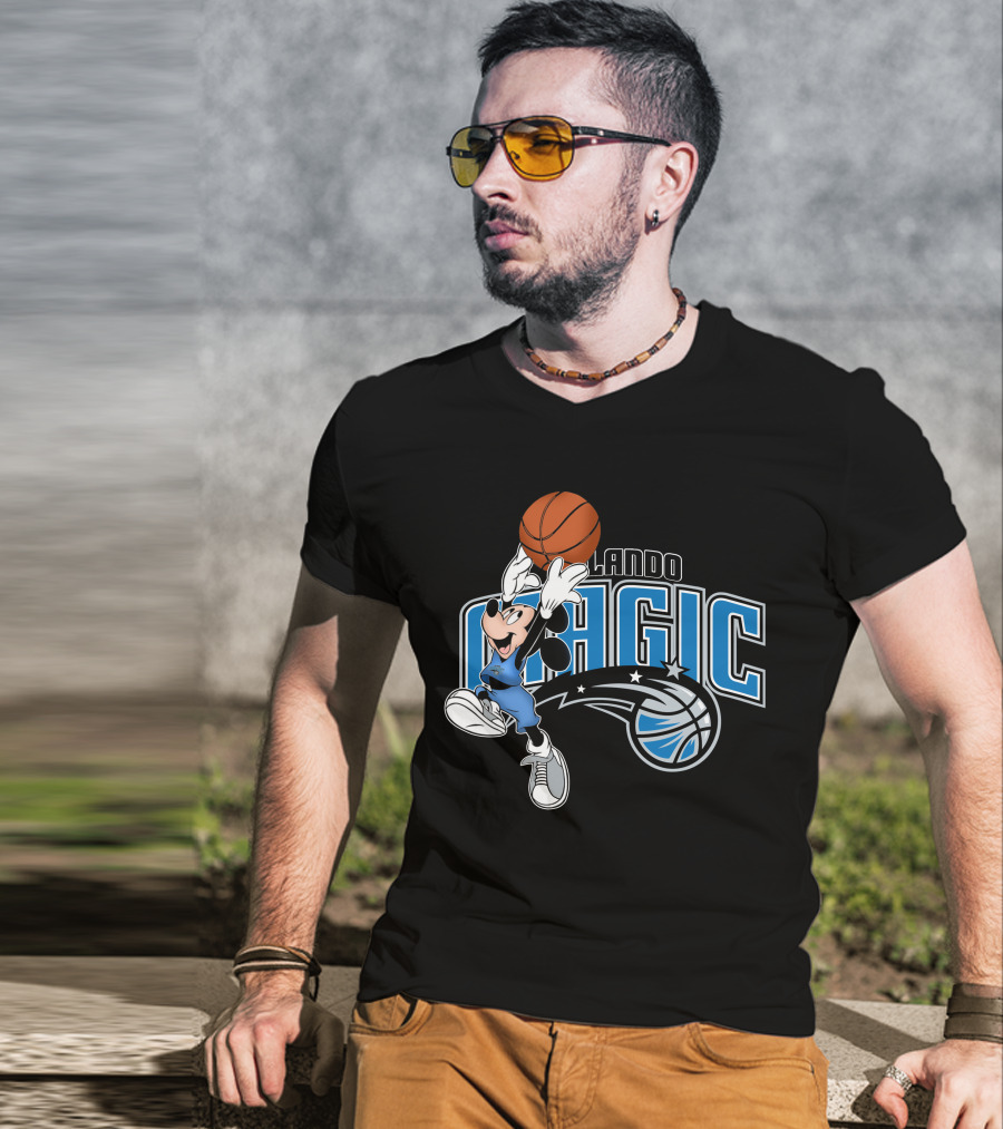 Mickey Orlando Magic Basketball T-Shirt