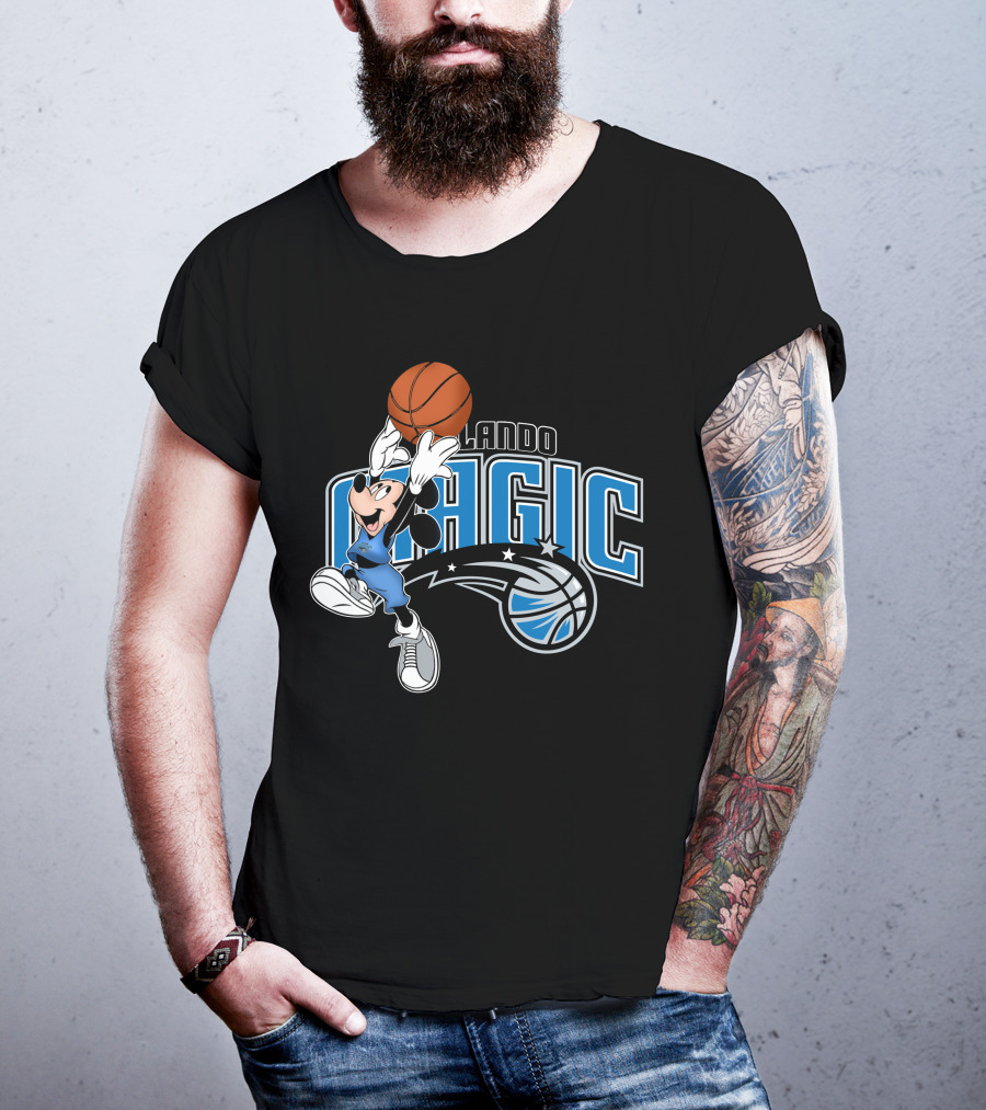 Mickey Orlando Magic Basketball T-Shirt
