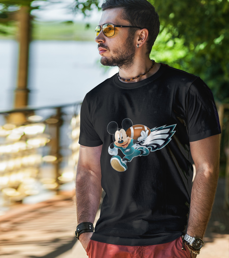 Mickey Fe Philadelphia Eagles Football Running Back T-Shirt