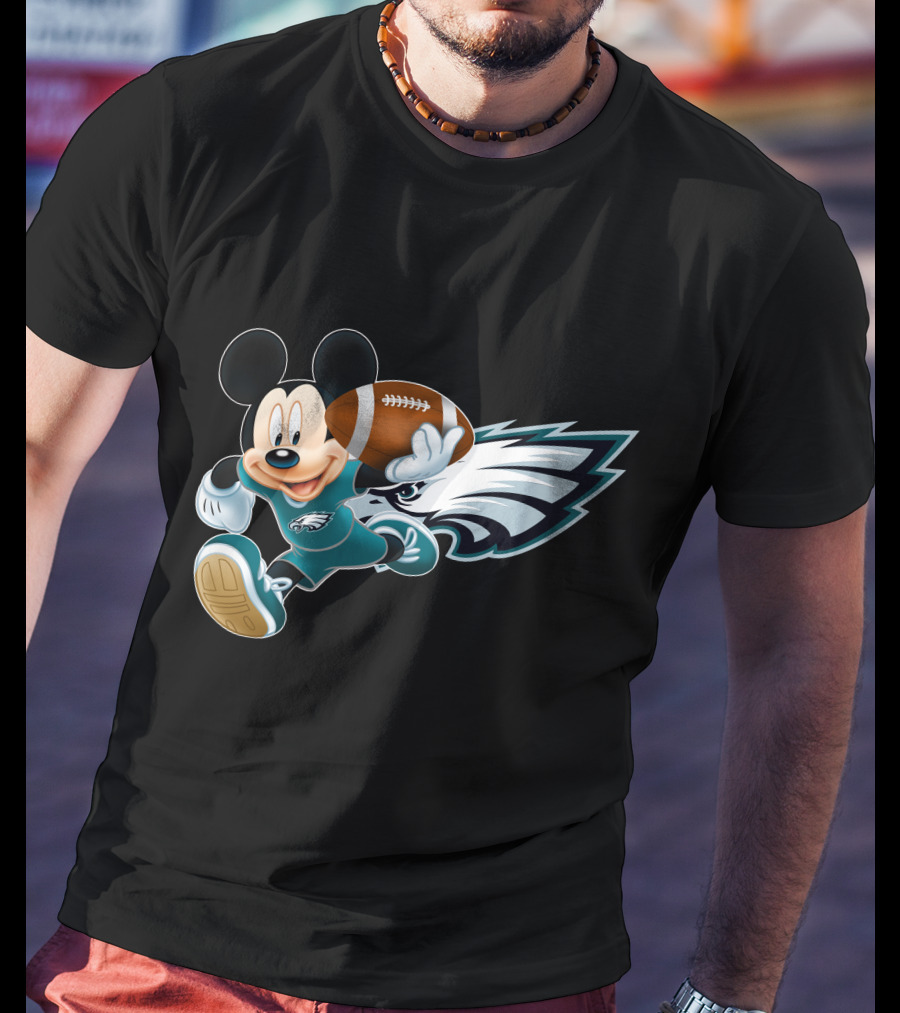 Mickey Fe Philadelphia Eagles Football Running Back T-Shirt