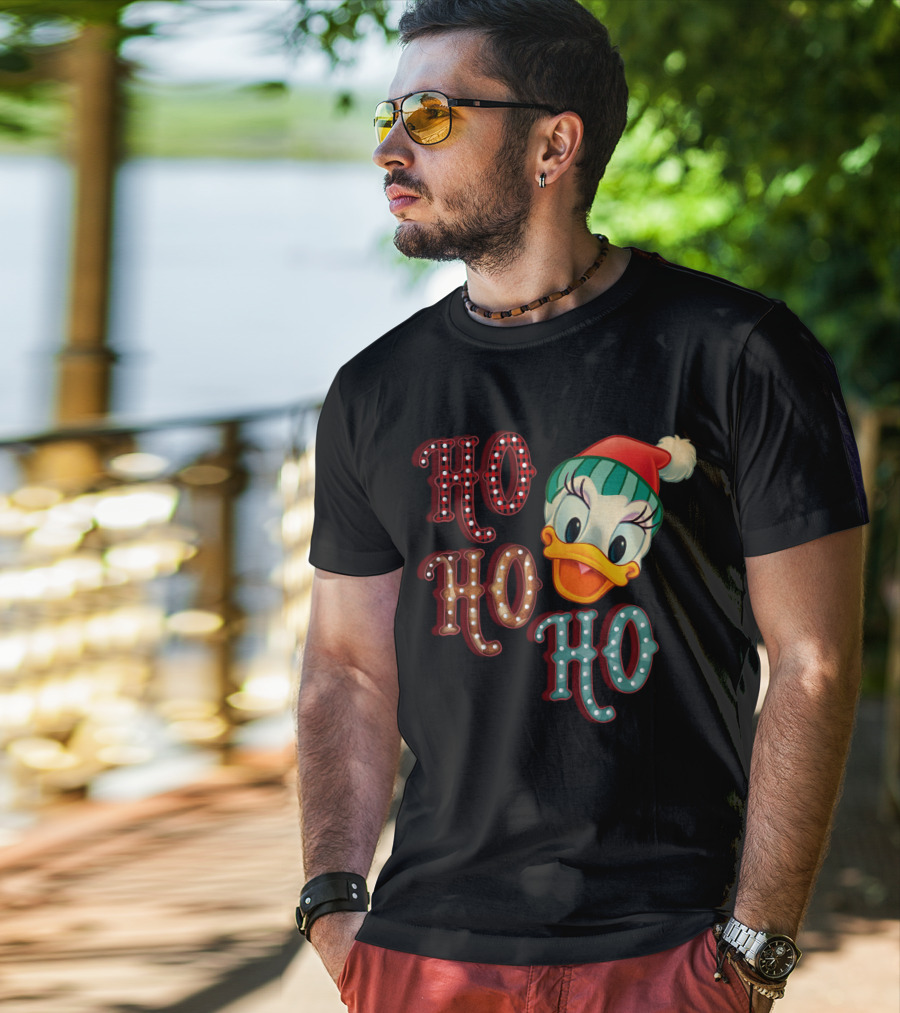 Ho Ho Ho Daisy Holiday Fun T-Shirt