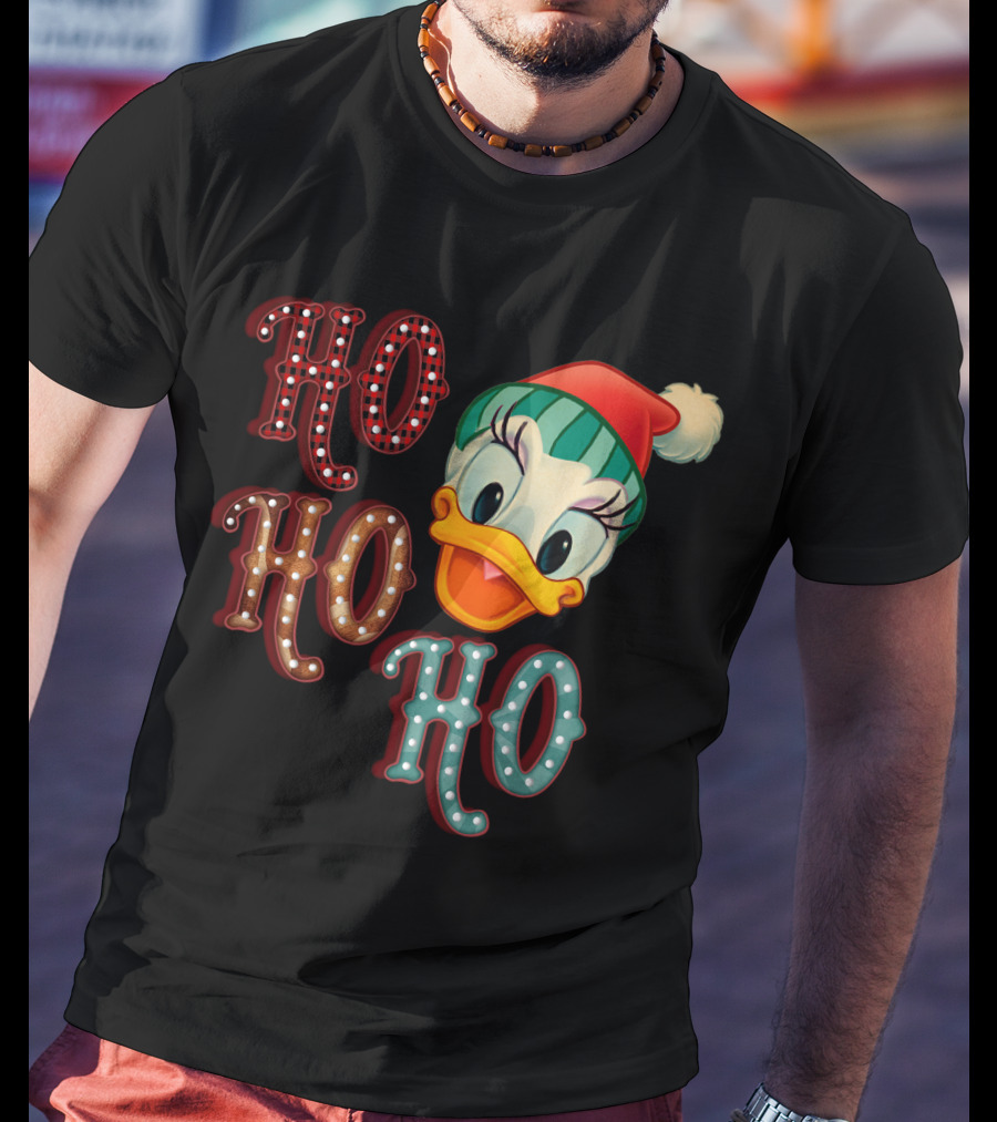 Ho Ho Ho Daisy Holiday Fun T-Shirt