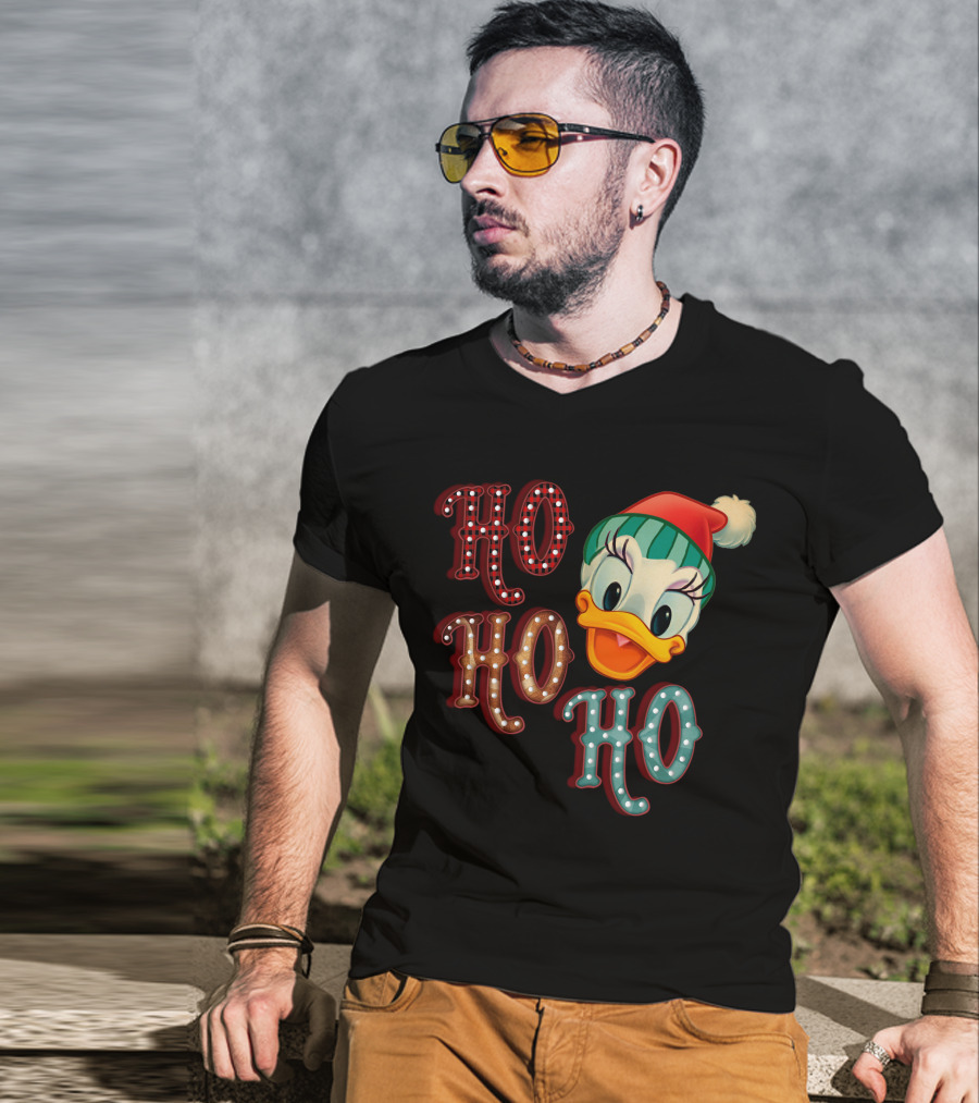 Ho Ho Ho Daisy Holiday Fun T-Shirt