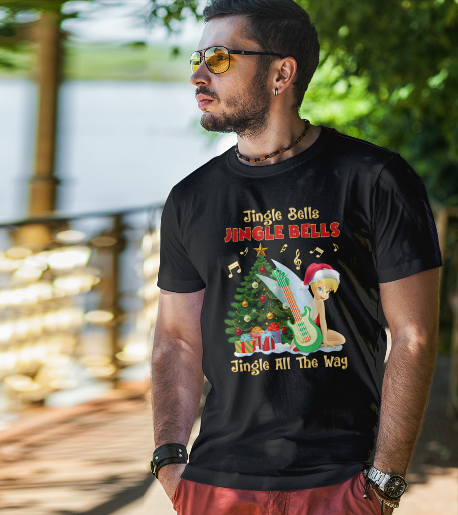 Jingle Bells Tinkerbell Christmas Magic Jingle All The Way T-Shirt