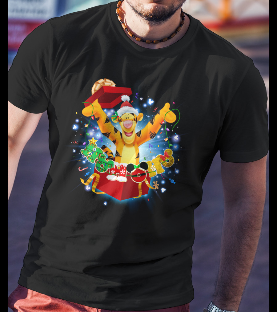 Tigger Christmas Celebration Disney Magic Pixar T-Shirt
