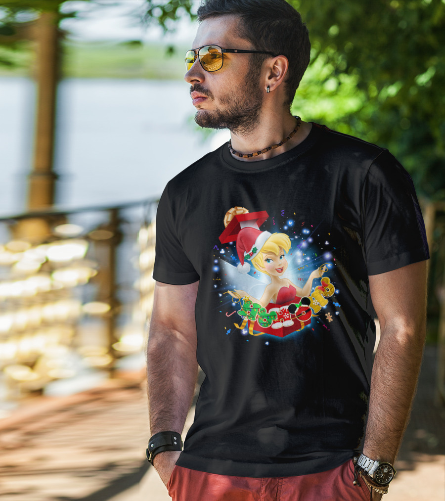 Tinkerbell Christmas Lights Magic T-Shirt