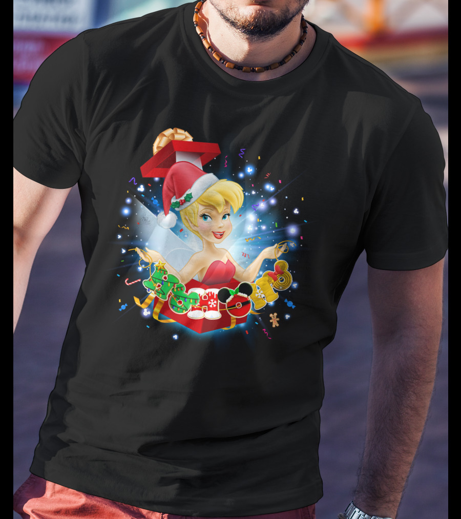 Tinkerbell Christmas Lights Magic T-Shirt