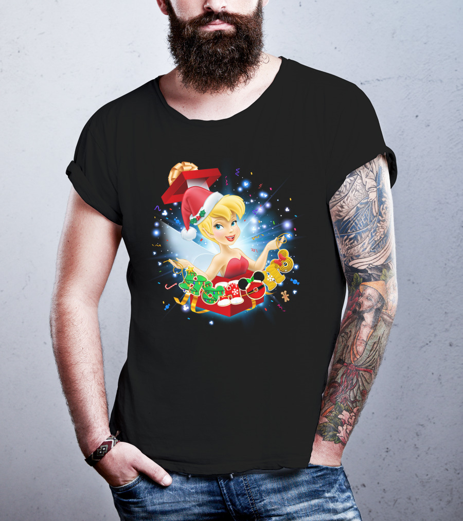 Tinkerbell Christmas Lights Magic T-Shirt
