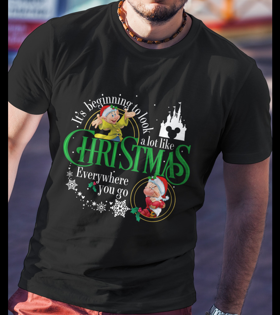 It's Beginning To Look A Lot Like Christmas Everywhere You Go T-Shirt