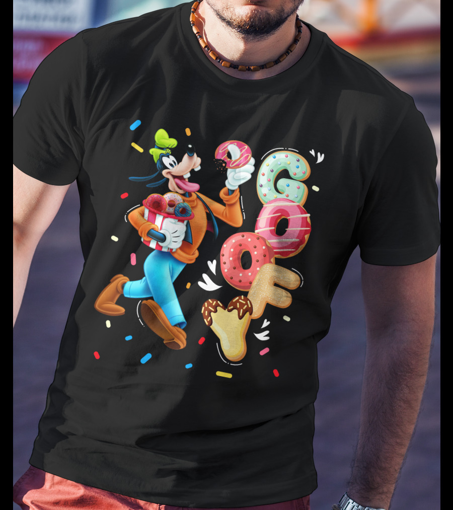 Goofy Donuts Ice Cream Sprinkles Celebration T-Shirt