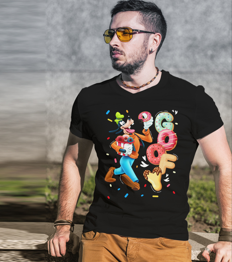 Goofy Donuts Ice Cream Sprinkles Celebration T-Shirt
