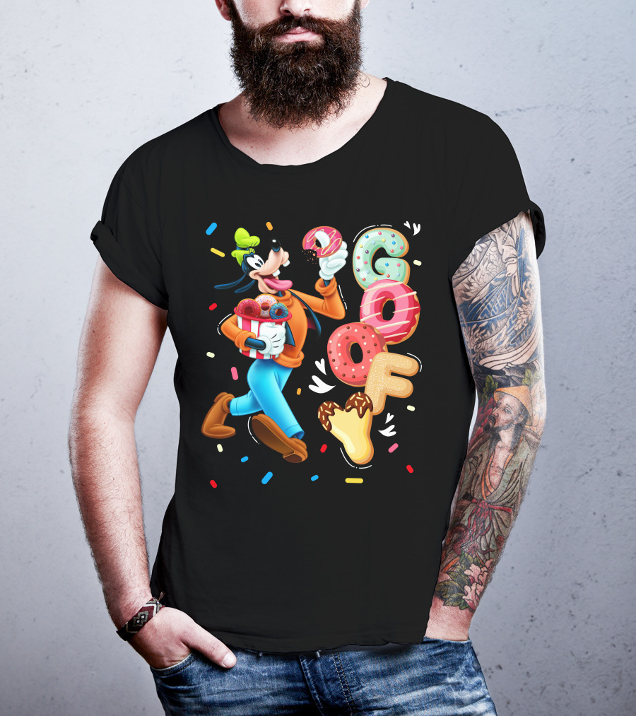 Goofy Donuts Ice Cream Sprinkles Celebration T-Shirt