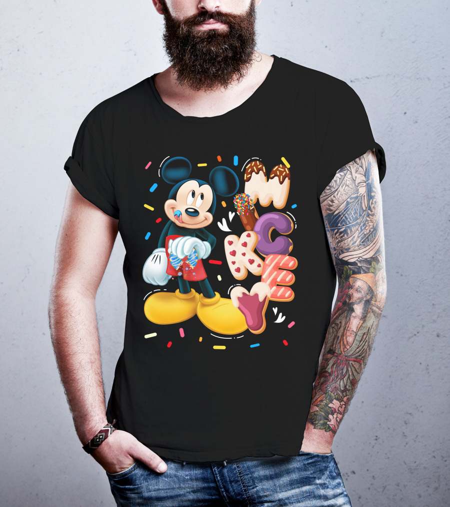 Mickey Mouse Donut Sprinkles T-Shirt
