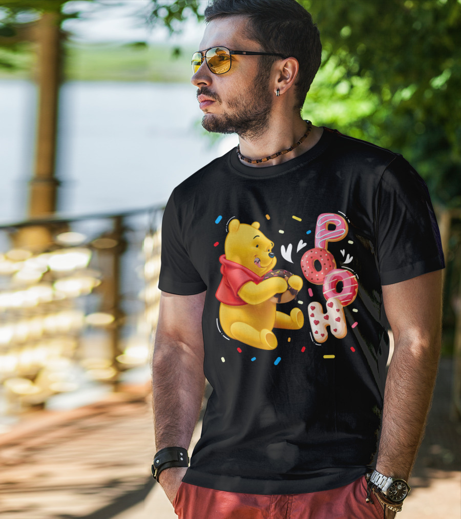 Pooh Donut Delight With Sprinkles T-Shirt