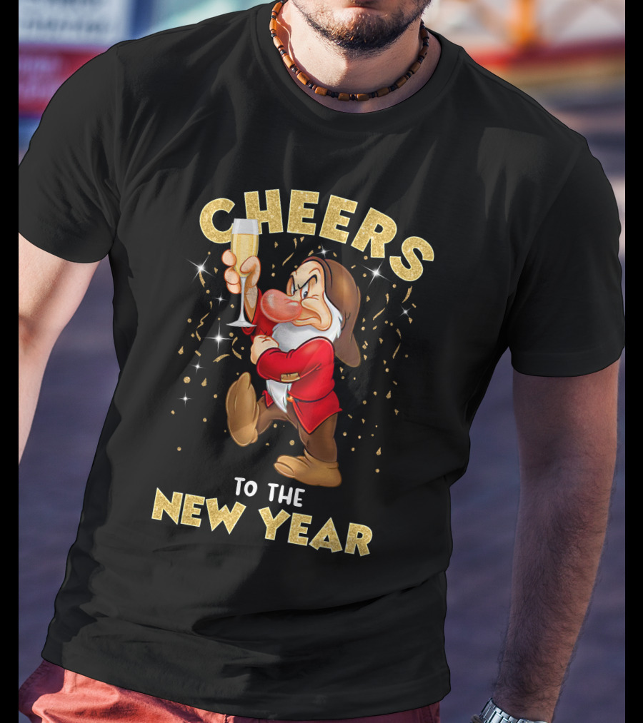 Cheers To The New Year Gr Champagne T-Shirt