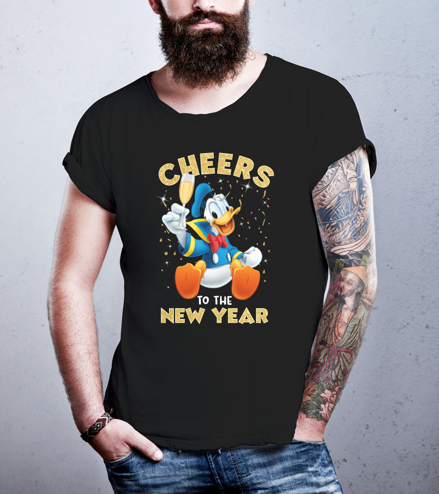 Cheers To The New Year Dn Champagne T-Shirt