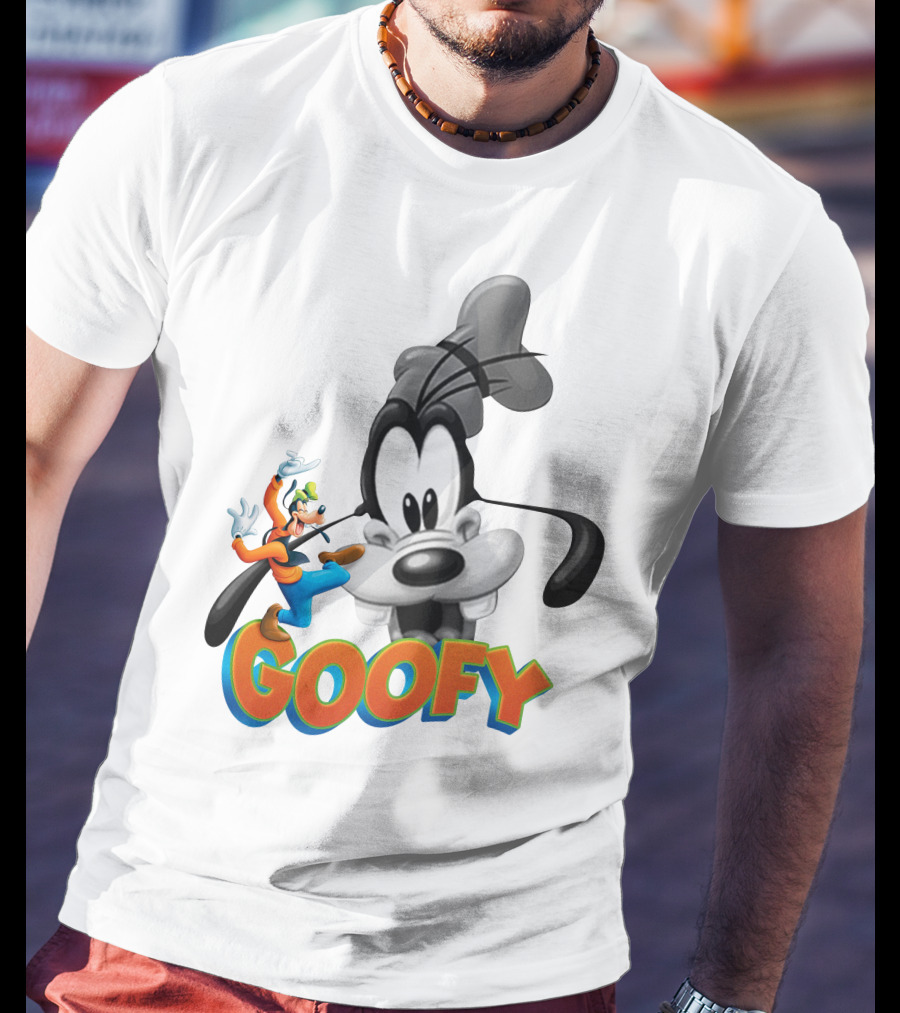 Goofy Disney Character With Classic Animation Style T-Shirt