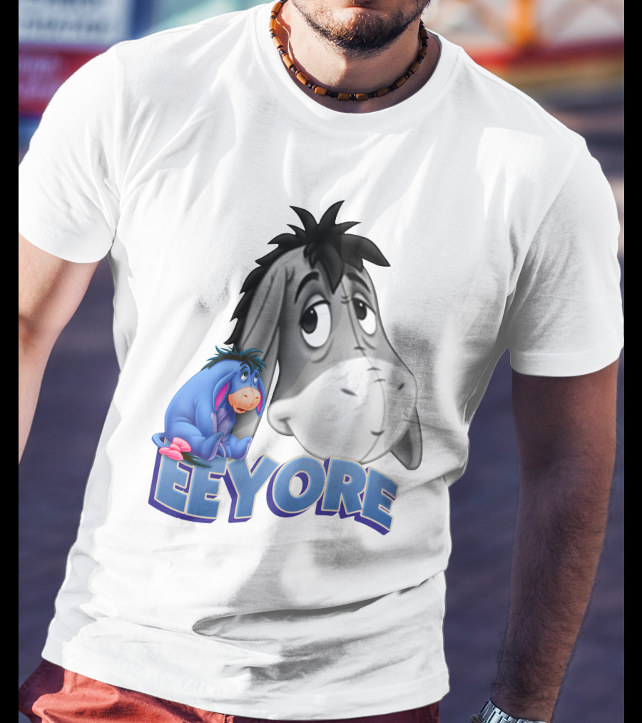 Eeyore Blue And Gray Character Disney T-Shirt