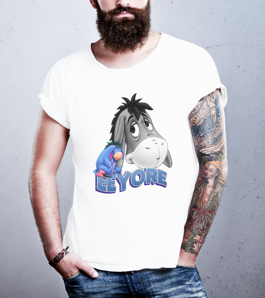 Eeyore Blue And Gray Character Disney T-Shirt