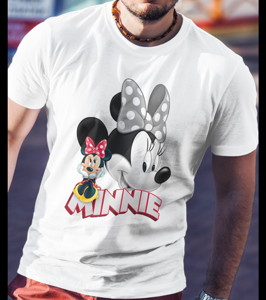 Minnie Mouse Large Polka Dot Bow T-Shirt