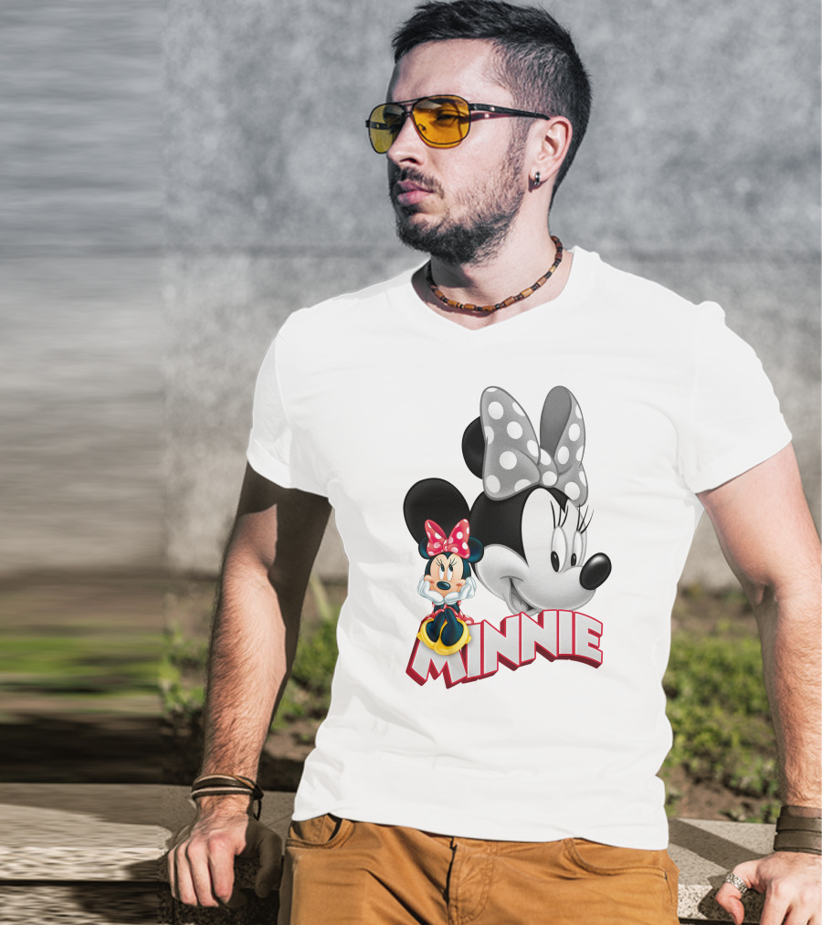 Minnie Mouse Large Polka Dot Bow T-Shirt