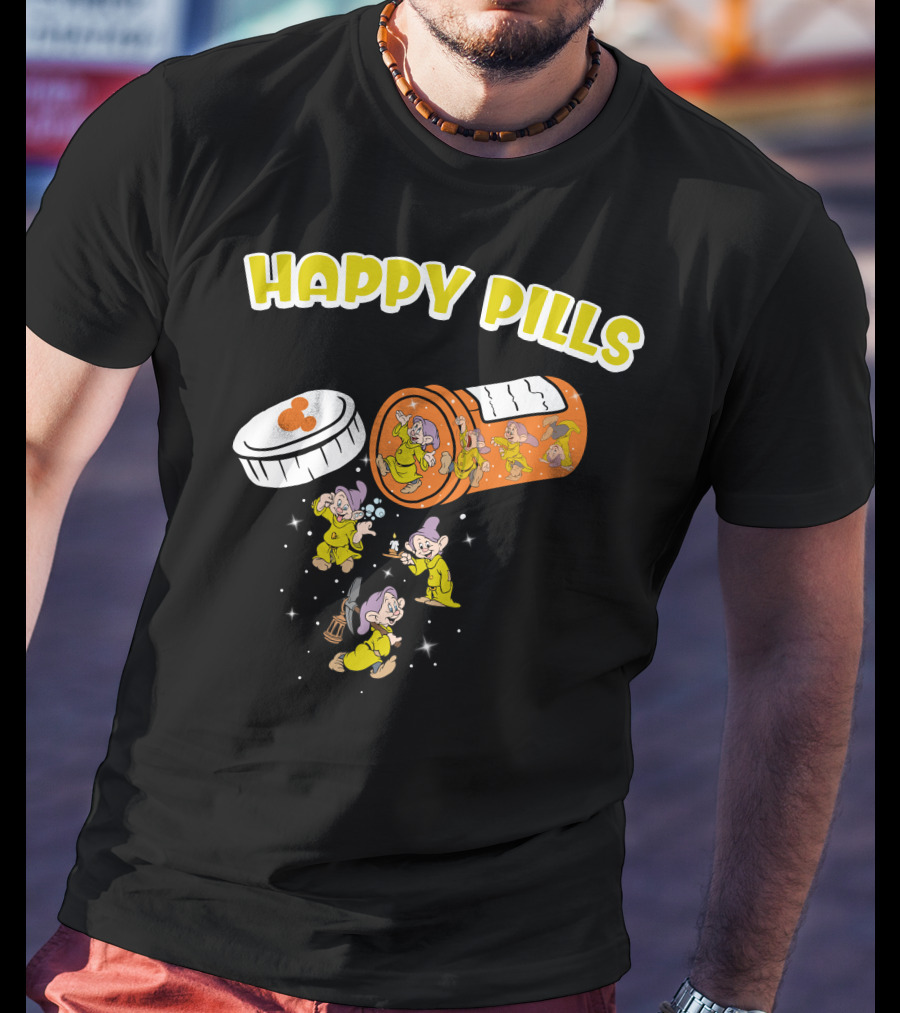 HAPPY PILLS Dopey Dwarf Animation T-Shirt