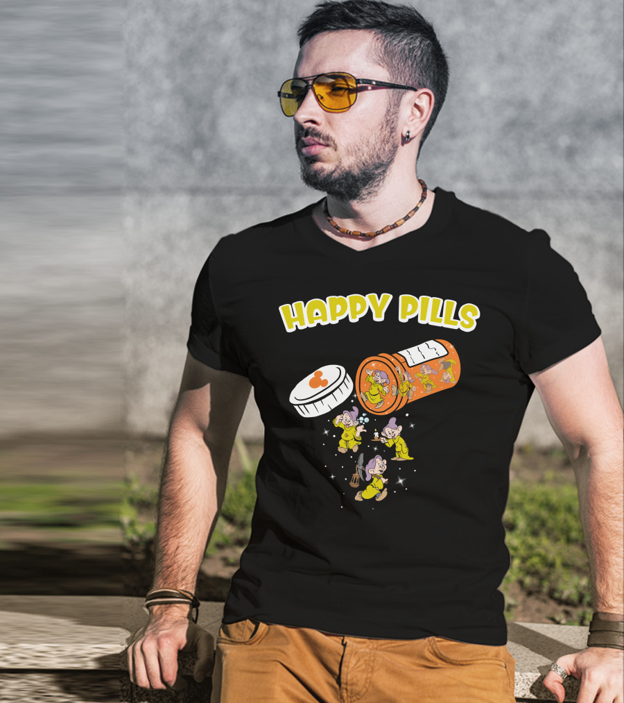 HAPPY PILLS Dopey Dwarf Animation T-Shirt