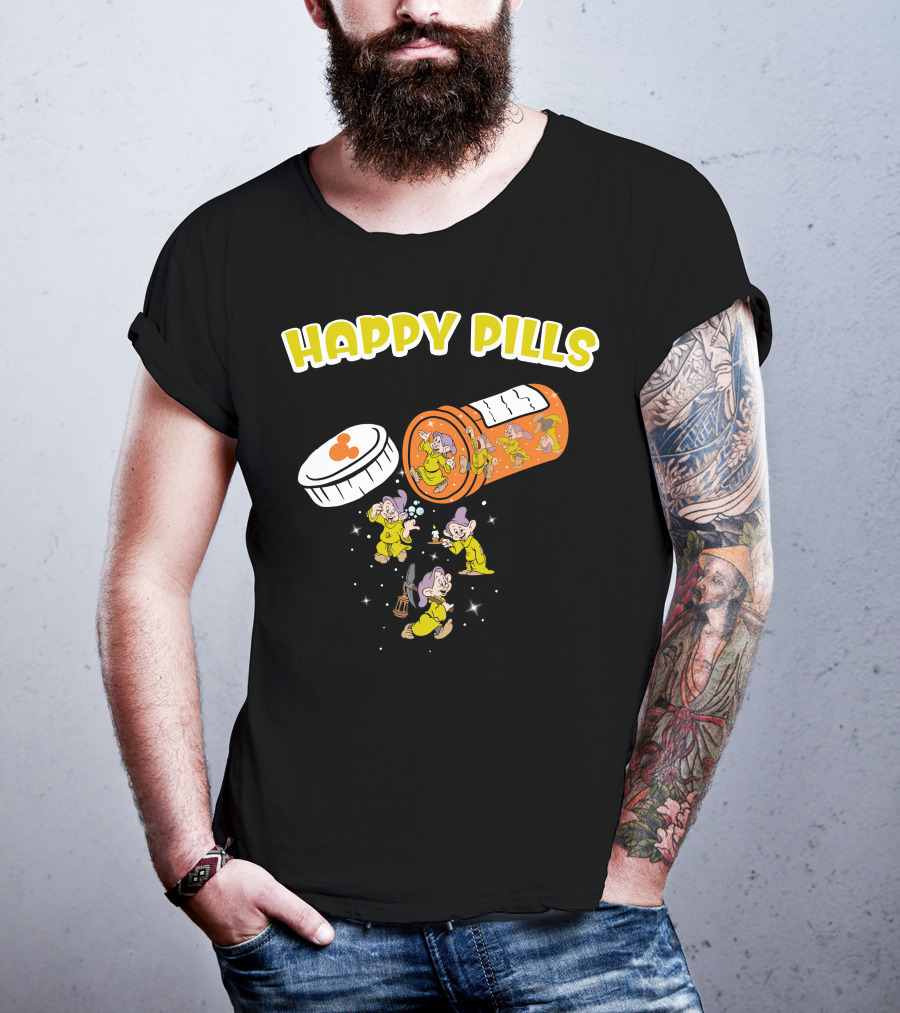 HAPPY PILLS Dopey Dwarf Animation T-Shirt