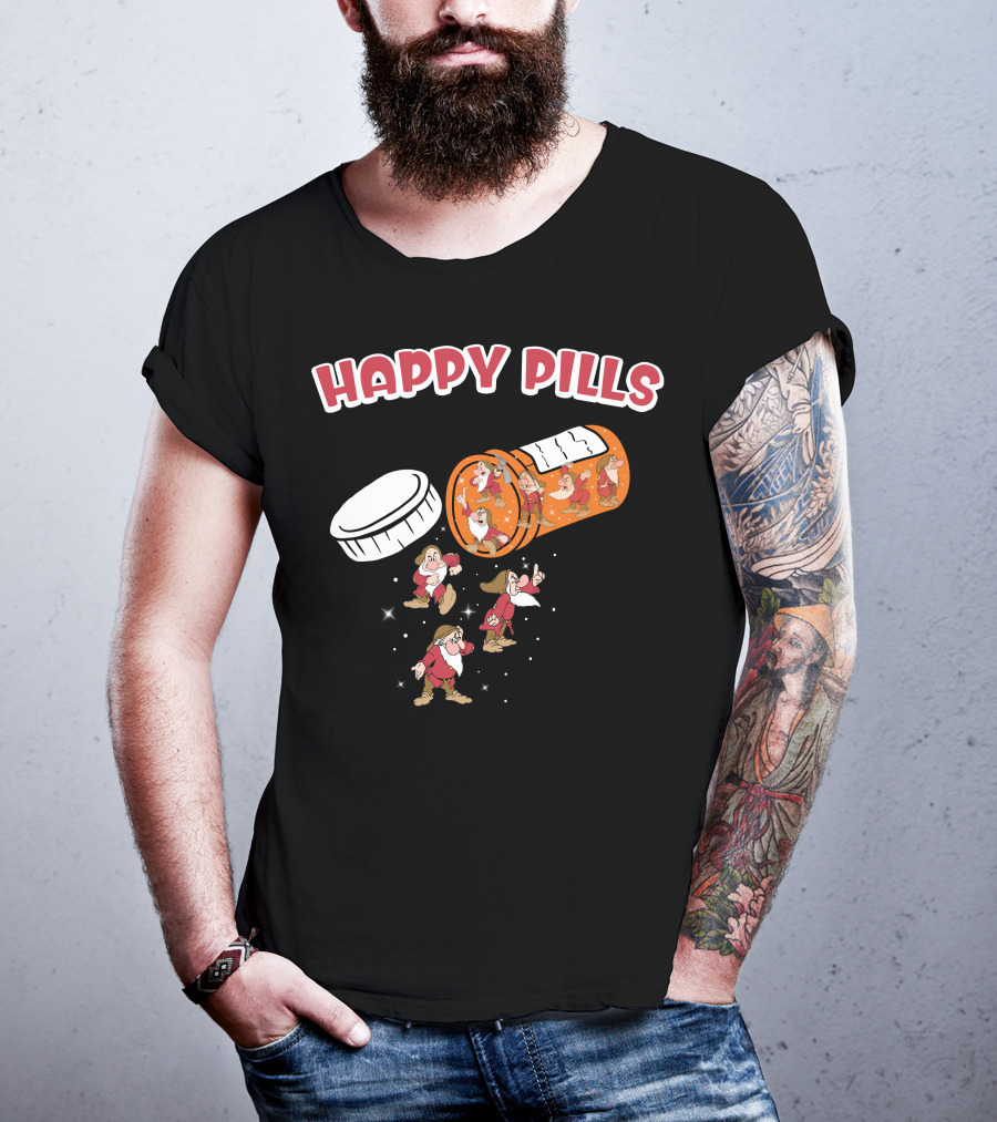 HAPPY PILLS Grumpy Seven Dwarfs T-Shirt
