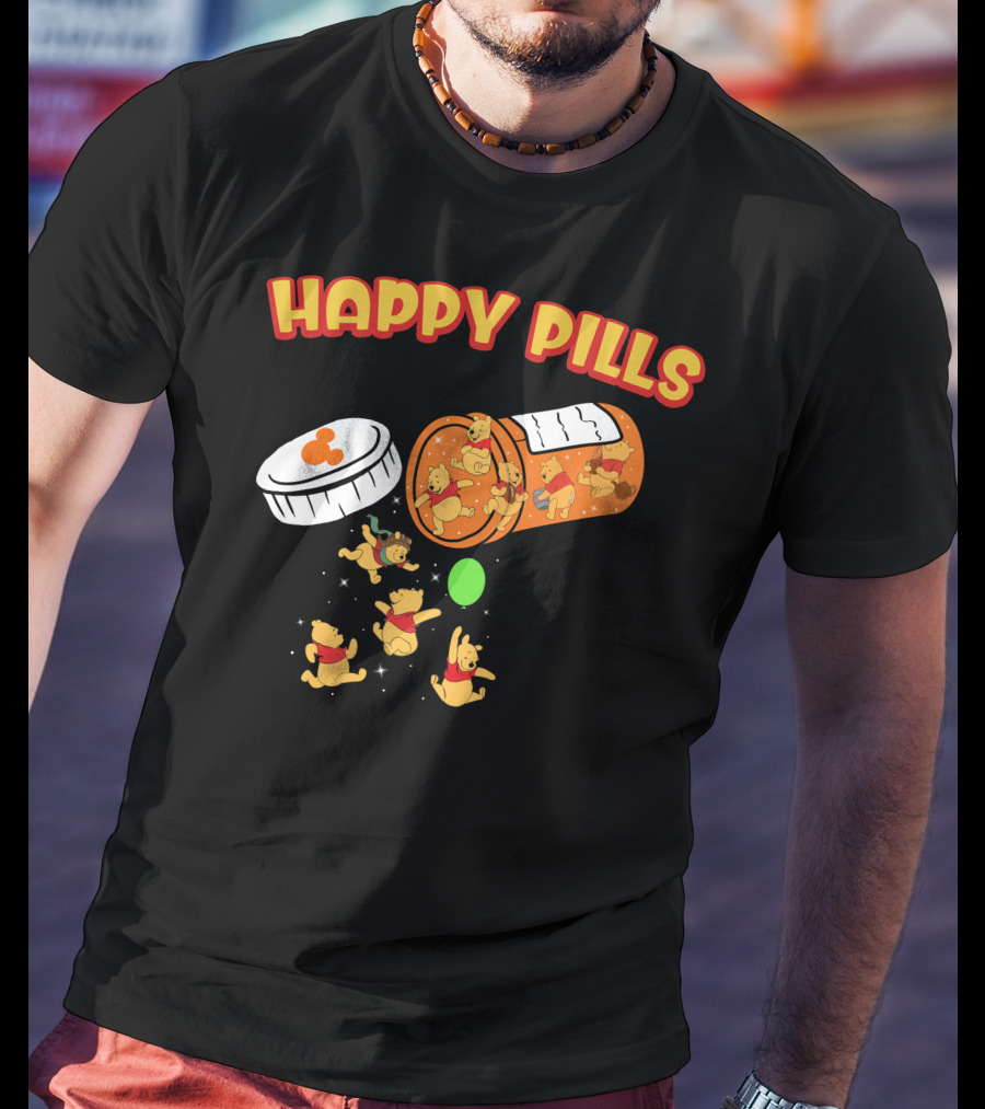 HAPPY PILLS POOH Balloon Fun T-Shirt