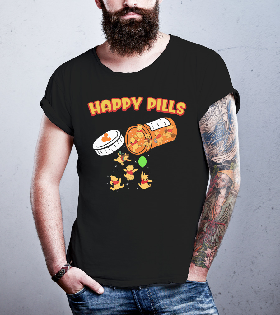 HAPPY PILLS POOH Balloon Fun T-Shirt