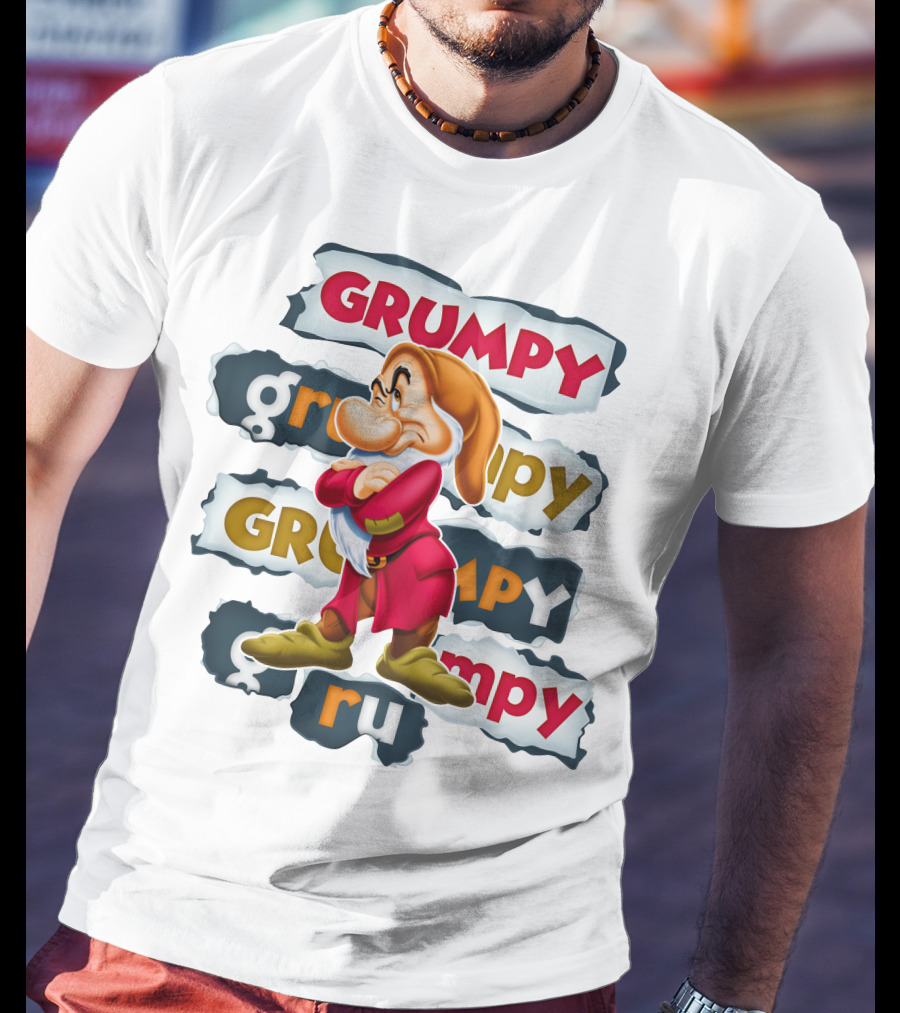 Grumpy Snow White Seven Dwarfs Character Alignment T-Shirt