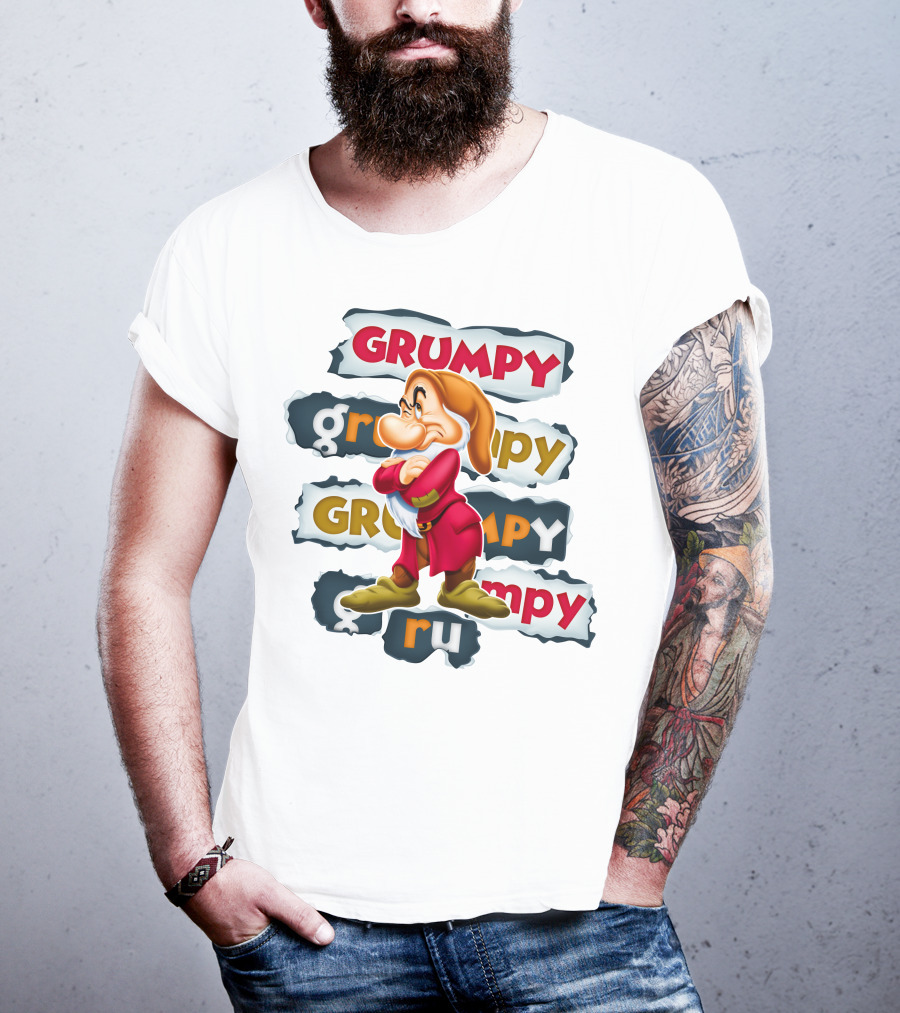Grumpy Snow White Seven Dwarfs Character Alignment T-Shirt